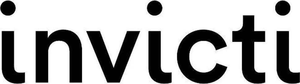 Black Invicti wordmark on a white background.