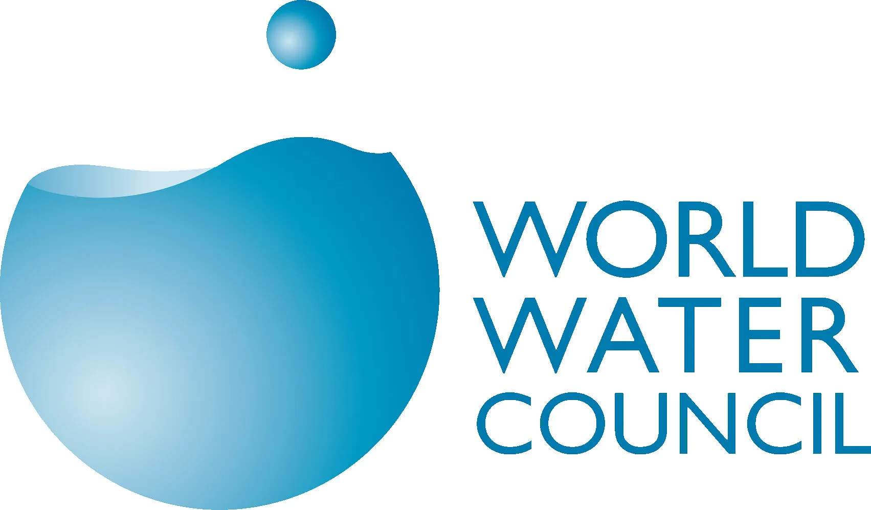 World Water Council logo in blue with a water droplet and the words “World Water Council”