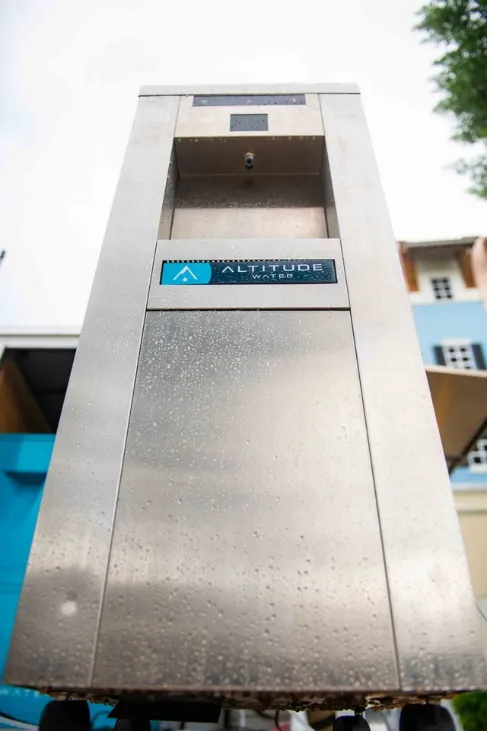 An Altitude Water atmospheric water station